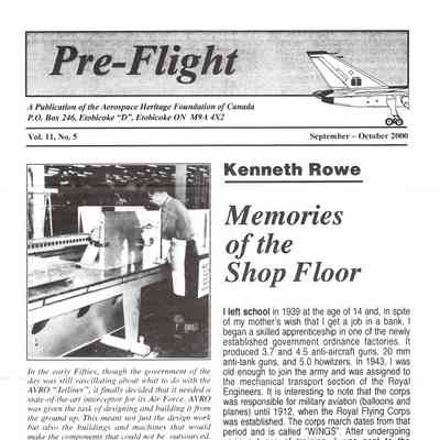 Pre-Flight - Vol 11 No 5