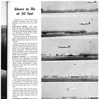 Blown to life at 50 ft