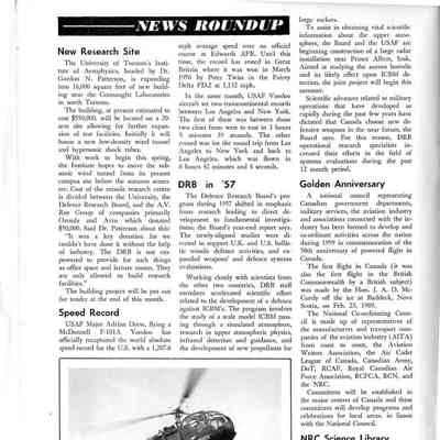 News Roundup - Jan 1958