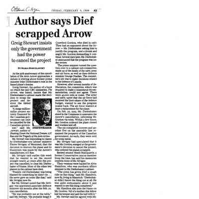 Author says Dief scrapped Arrow