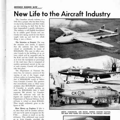Defence Orders give… New life to the aircraft industry
