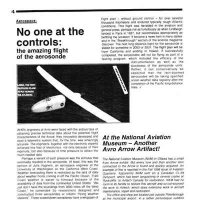 Another Avro Arrow Artifact