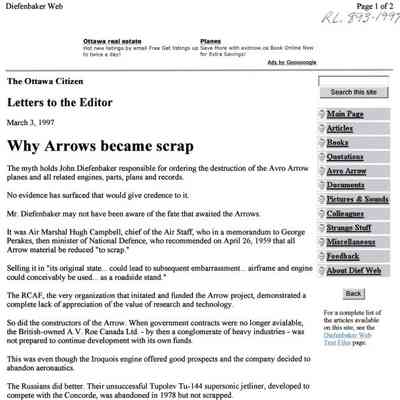Why Arrows became scrap