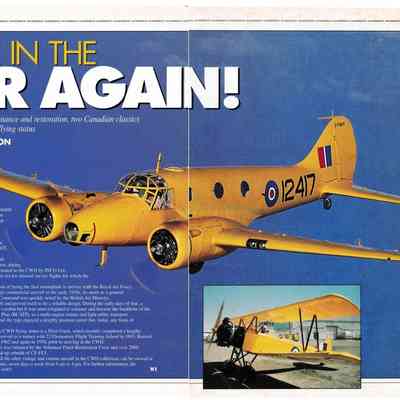 Anson V back in the air