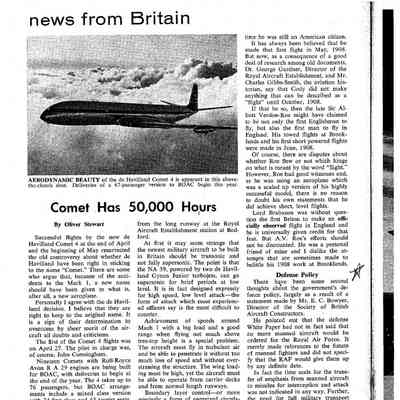 Comet has 50,000 hrs