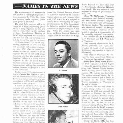 Names in the News - Sep 1952