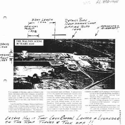 The Malton scene 30 years ago