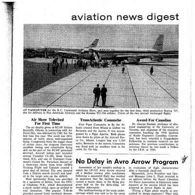 No delay in Avro Arrow Program