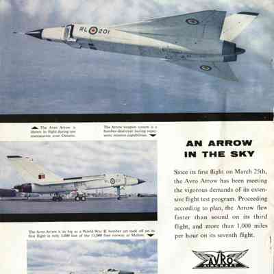 An arrow in the sky