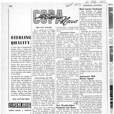 COPA News - Sep 1953
