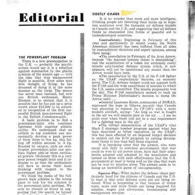 Editorial (Aircraft) - Dec 1959