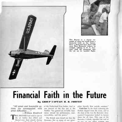 Financial Faith in the Future