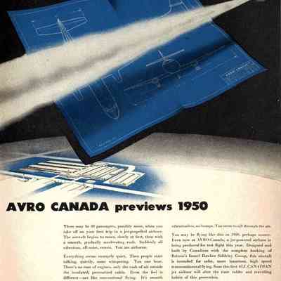 Avro Canada Previews 1950