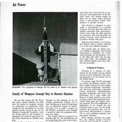 Assorted Bomarc articles