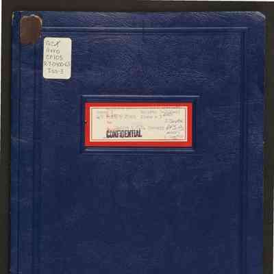 Arrow 1 aircraft 25204 and 25205: weight and C.G. summary, Aug. 1/58 Report No. 7-0400-63 Issue 3