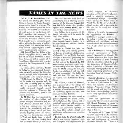 Names in the News - Oct 1957