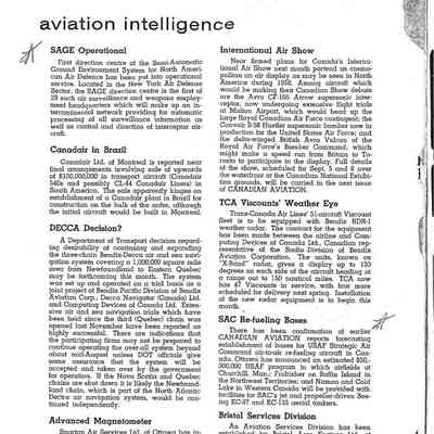 Aviation Intelligence - Aug 1958