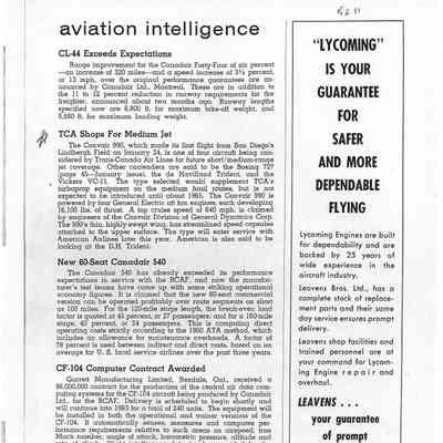 Aviation Intelligence - Mar 1961