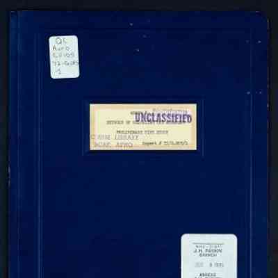 Arrow 2. Methods of reloading the armament: preliminary time study