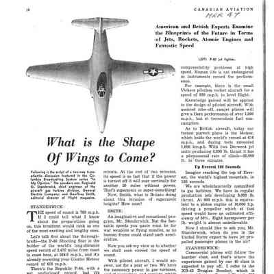 What is the Shape of Wings to Come? - Mar 1947