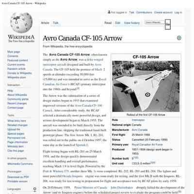 Avro Canada CF-105 Arrow