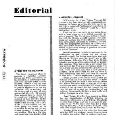 Editorial (Aircraft) - Jan 1953