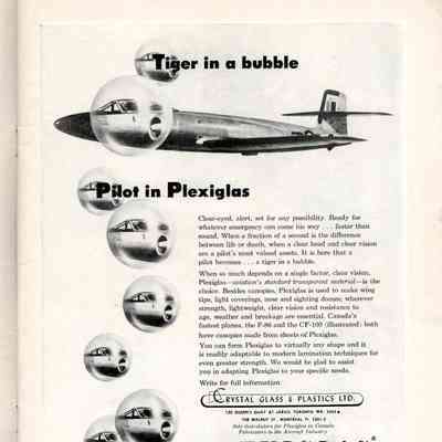 Tiger in a bubble, Pilot in Plexiglas