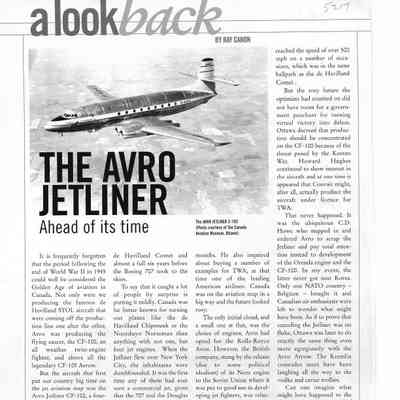 The Avro Jetliner