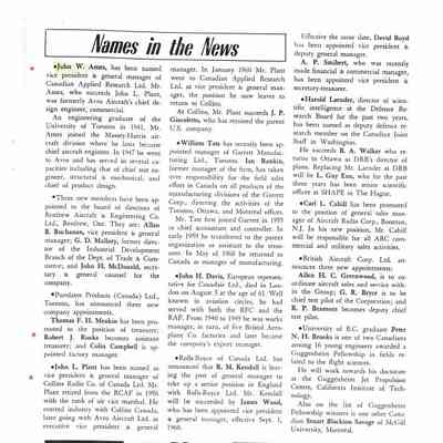 Names in the News - Sep 1960