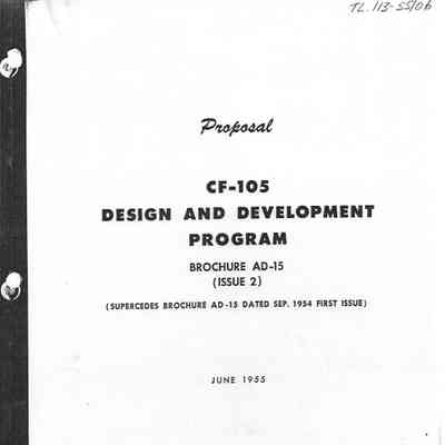 Proposal CF-105 Design and Development Program Brochure AD-14 Issue 2