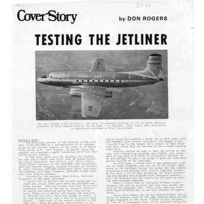 Testing the Jetliner