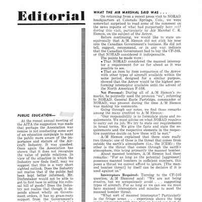 Editorial (Aircraft) - Dec 1958