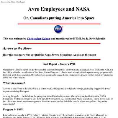 Avro Employees and NASA