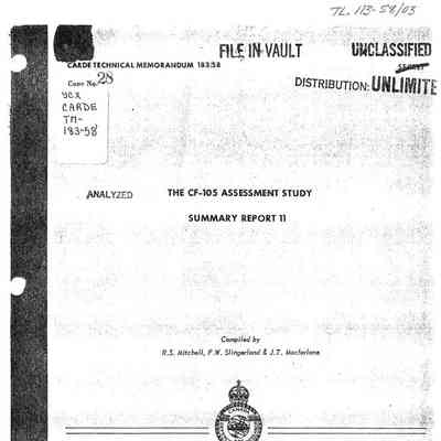 The CF-105 Assessment Study Summary Report 11