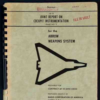 Joint report on cockpit instrumentation for the Arrow weapons system