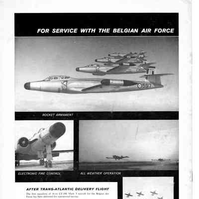 For service with the Belgian Air Force
