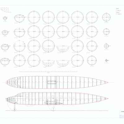 1/7 scale Avro C-102 Jetliner - Fuselage Former Design Reference