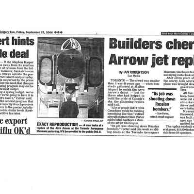 Builders Cherish Arrow Jet Replica