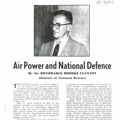 Air power and National Defence