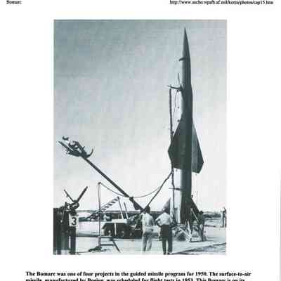 Photo of USAF Bomarc Missle on Launchpad in Massachusetts - image 2
