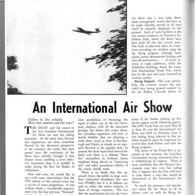 An International Air Show