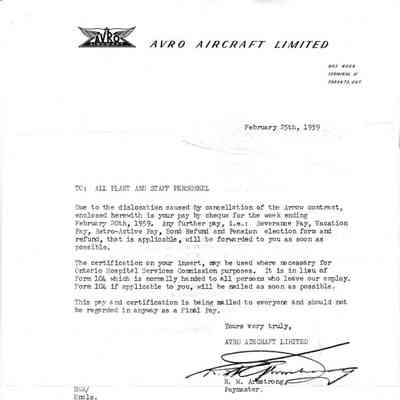 Layoff notice provided to staff