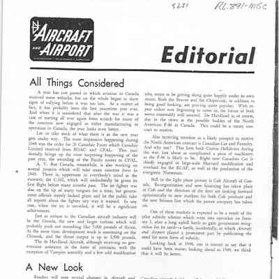 Editorial (Aircraft) - Jan 1949