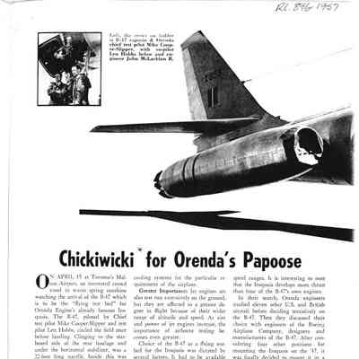 Chickiwicki for Orenda's Papoose