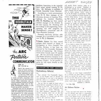 Letters to the Editor - Dec 1953
