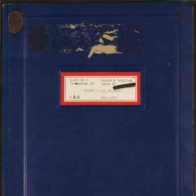 C-105 MK 2 production A/C: weight and C.G. summary, Nov. 1/57 Report No. 7-0400-34 Issue 13