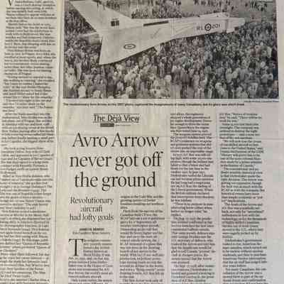 Avro Arrow Never Got Off the Ground