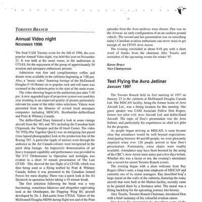 Test Flying the Avro Jetliner