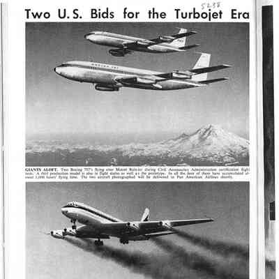 Two U.S. bids for the turbojet era