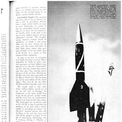 Bomarc Launch with 2 on wing